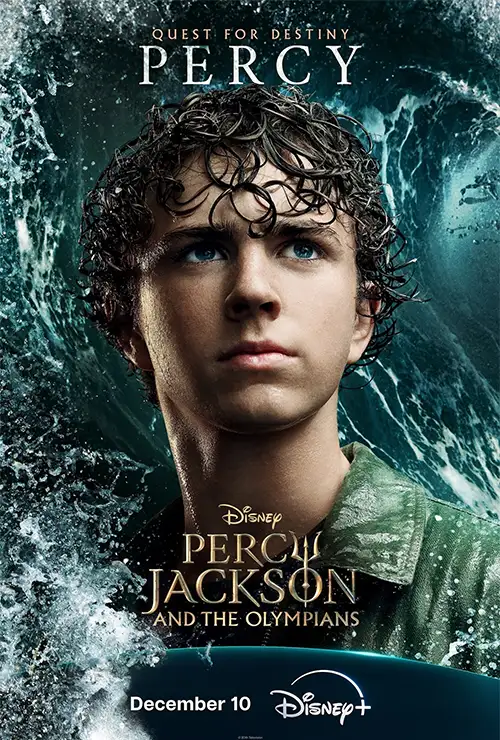 Walker Scobell portraying Percy Jackson, son of Poseidon, in Percy Jackson and the Olympians Season 2